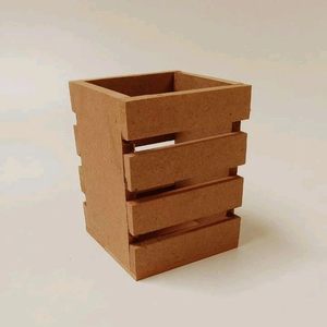 MDF Pen Holder Wholesale Price Desktop Pencil Organizer Makeup <b>Brush</b> Holder Multi-Function Home and Office - Product Image 5