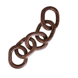 Decoración de cadena de madera para el hogar, nudo de madera hecho a mano para mesa de centro, sala de estar, estilo rústico - Product Image 1