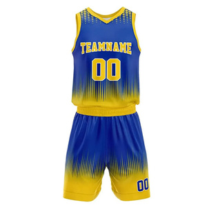 Ropa deportiva al por mayor, uniforme de baloncesto para hombre, conjunto de camiseta y pantalón para equipo, nuevo diseño de uniformes de baloncesto en venta - Product Image 3