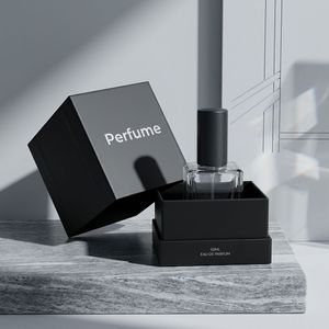 Custom Eco-Friendly Biodegradable Rigid Perfume Packaging <b>Box</b> Magnetic Closure Flip Paperboard Sponge Lining EcoRev Brand UV - Product Image 1