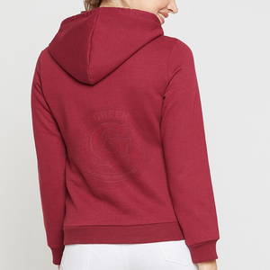 Sweat-shirt à capuche long pour femme en tissu tricoté confortable, idéal pour les looks décontractés superposés et les tenues de voyage - Product Image 5