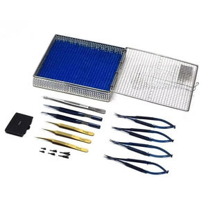 Conjunto básico de instrumentos quirúrgicos para microcirugía y cirugía plástica - Product Image 1