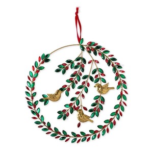 Luxury Gold Metal Leaf Wreath Table Centerpiece Laurel Ring Candle Holder <b>Frame</b> Handmade Iron Botanical Wall Art home decor - Product Image 3