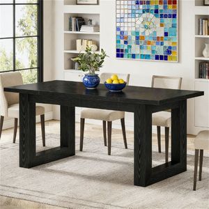 Tavolo da Pranzo Rettangolare per Soggiorno e Cucina per Accogliere gli Ospiti - Product Image 3