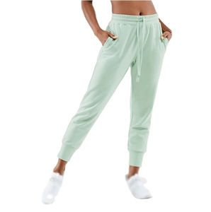 Pantalon de survêtement d'hiver pour femme, style sport, couleur et taille personnalisables, taille élastique, haute qualité, tendance, coupe confortable - Product Image 4