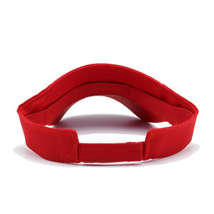Visières de soleil personnalisées en gros pour l'extérieur, protection solaire, couleur personnalisée, visière de plage d'été, visière à dessus ouvert, chapeaux visière avec logo personnalisé - Product Image 2