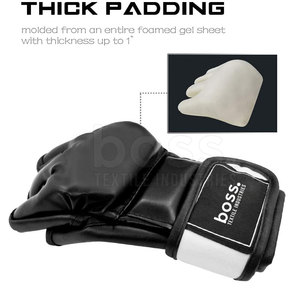 ถุงมือ MMA หนังคุณภาพพรีเมียมสำหรับผู้ใหญ่ - เป็นมิตรกับสิ่งแวดล้อม ทนทาน น้ำหนักเบา สินค้ามาใหม่ - Product Image 3