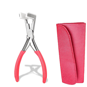 Kit d'extension de cheveux multifonctionnel en acier inoxydable japonais avec pinces et micro-anneaux pour le retrait des liens à la kératine 17 cm - Product Image 1
