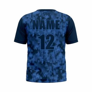 T-shirt de sport Dry Fit à sublimation, maillot de course personnalisé à manches courtes en polyester pour équipes de football, t-shirt de sport à sublimation - Product Image 2