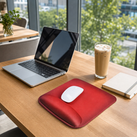 Tapis de souris de bureau en caoutchouc personnalisé avec repose-poignet, respectueux de l'environnement, doux, sublimation