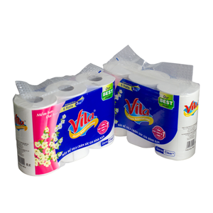 Papel Higiénico de 2 Capas, Alta Absorción de Agua, 15GSM, 6 Rollos por Bolsa, Color Blanco, 100x105mm o Personalizado, Venta al Por Mayor OEM/ODM - Product Image 1