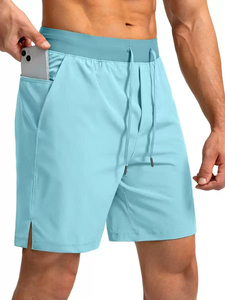 Shorts décontractés sportifs d'été pour hommes, taille 3XL, de haute qualité, fabriqués au Pakistan, séchage rapide, service OEM, personnalisables, en toile unie - Product Image 6