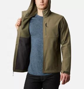Chaqueta Cortavientos Ligera Unisex OEM, Chaqueta Softshell Personalizada, Impermeable, de Poliéster, con Capucha, para Senderismo, con Cremallera, Transpirable - Product Image 1