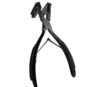 Herramientas Profesionales de Acero Inoxidable para Extensiones de Cabello, Alicates Reutilizables Negros para Salón de Belleza, Herramientas de Peinado - Product Image 2