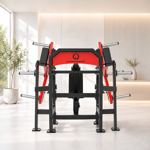QLI QASP63 Machine de presse à épaules réglable en métal, extra large, à charge de plaques, pour exercices de pectoraux, capacité 300 kg - Product Image 1