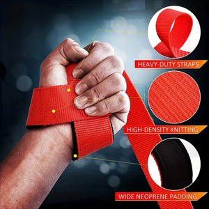 Sangles de poignet personnalisées avec logo pour la musculation, le powerlifting et le levage de poids en salle de sport pour hommes – Idéales pour les soulevés de terre - Product Image 6