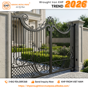 Puerta de Entrada Principal de Hierro Forjado de Lujo Personalizada, Resistente, Ornamental, con Recubrimiento en Polvo Antióxido - Product Image 6