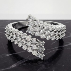 <b>Dainty</b> Stylish Fine Gold Diamond Women's Engagement <b>Ring</b>-Trendy Wedding Jewelry for Everyday Luxury Fashion - Product Image 1