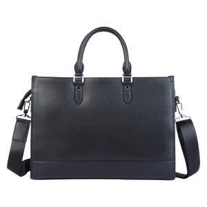 Luxury High Quality 14" Laptop <b>Briefcase</b> Smart Office Genuine <b>Leather</b> Ho Chi Minh City Manufacturer's Favorite Business Bag - Product Image 4