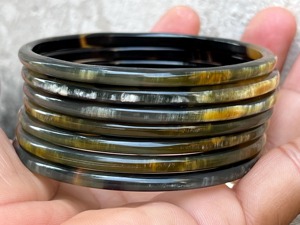 Eco Friendly Buffalo Horn <b>Bangle</b> <b>Bracelet</b> Custom Size Handmade Jewelry Occasions Buffalo Horn Other <b>Bangles</b> - Product Image 2