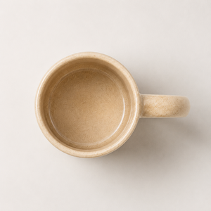 Taza cilíndrica de cerámica con centro sin esmaltar y estampado, para café, té, regalo, artículos para beber - Product Image 6