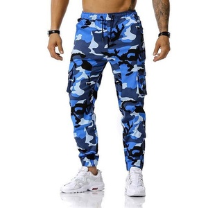 2026 <b>Men's</b> Mid Waist <b>Camo</b> Woven Canvas Cargo <b>Pants</b> with Drawstring Closure Pockets Eco-Friendly & Breathable <b>men's</b> pantswashed - Product Image 3