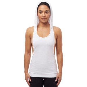 Stringer de yoga à capuche pour femme, sans manches, pour la gym, le fitness et l'entraînement - Product Image 1