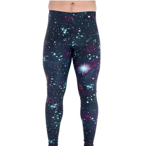 Wholesale <b>Men</b> Sportswear Fitness <b>Leggings</b> High Quality Custom Logo Gym Stretch <b>Compression</b> Anti-UV Water Resistant Elastic Waist - Product Image 4