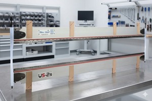 โครงอลูมิเนียมคุณภาพสูงขนาด 190 มม. สำหรับเครื่องทอผ้า Tsudakoma Air Jet Rapier Loom - Product Image 2