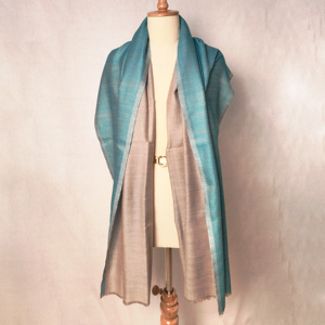 Bufandas de cachemira súper suaves de doble color reversibles, bufandas lisas de dos colores para calentar el cuello y los hombros, bufanda de doble color de moda. - Product Image 2