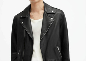 Chaqueta de Cuero de Moda Personalizada de Alta Calidad con Logotipo, 100% Cuero, Precio Económico, Chaquetas de Cuero para Motocicleta y Actividades al Aire Libre - Product Image 2