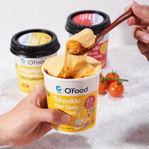 O'Food SUPER DELICIOUS Tokpokki Coreano Instantáneo - Sabor a Queso (Taza de 105g) Precio al por Mayor de Alta Calidad Comida callejera coreana - Product Image 5