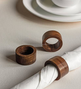 Anillos de Servilleta de Madera Navideños, Decoración de Mesa para Cocina, Hotel, Restaurante, Bodas, Fiestas, Accesorios para Mesa de Comedor - Product Image 6