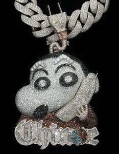 Joyería Hip Hop de Lujo, Colgante con Letra de Diamante de Corte Brillante VVS Moissanite, Perla de Agua Dulce, Plata de Ley, para Hombres y Mujeres, para Fiestas - Product Image 1