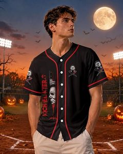 Maillot de baseball personnalisé uni à manches courtes, col en V, pull unisexe pour adulte, uniforme de softball 100 % polyester 240g sublimé - Product Image 2