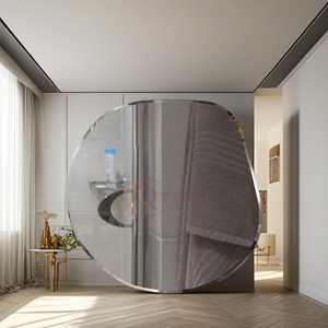 Luxury Mid Century Modern Stainless Steel <b>Rectangular</b> <b>Wall</b> <b>Mirror</b> Handmade 4.0mm Thickness Living Room Decorative Vanity <b>Mirror</b> - Product Image 3