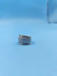 Bague Dôme Personnalisée en Moissanite Ronde Sertie Pavé, en Argent 925 Original, Bijou Homme Iced Out pour Fête, Charme, Cadeau pour Amis - Product Image 2