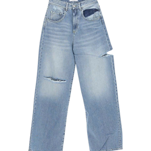 Mens Distressed Ripped Streetwear Jeans <b>Denim</b> Pants Slim Fit Fashion Style Wholesale Factory OEM Low MOQ Supplier - Product Image 2