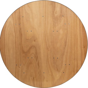 Houten ronde feesttafel voor bruiloften, groothandel, feesten, keuken, opklapbare tafel - Product Image 2