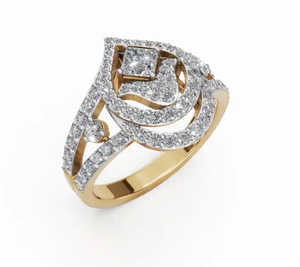 แหวนเพชรแท้ทองคำ 9 14 18 กะรัต สีเหลือง สีโรสโกลด์ สีขาวทอง  งานจิวเวลรี่ชั้นดี แหวนแต่งงาน ทองคำแท้ - Product Image 5