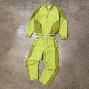 Stylite Custom Streetwear, ensembles de jogging en nylon de qualité supérieure, coupe-vent zippé, ensembles de jogging bicolores, survêtement pour hommes - Product Image 2