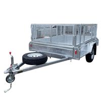 Remorque de transport et utilitaire 8*5 avec une capacité de charge de 750 kg pour le transport de marchandises en consigne