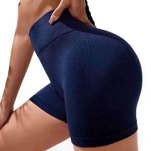 Mid Waist Casual Solid Woolen Knitted Pocket <b>Sports</b> <b>Shorts</b> <b>Men</b> Breathable Gym Compression Seamless Yoga <b>Shorts</b> - Product Image 3