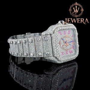 Reloj de Pulsera para Hombre, Diseño Hip Hop, Movimiento Mecánico de Lujo, Cristal de Alta Calidad, Acero Inoxidable, Suministro Directo de Fábrica, Promoción de Marca - Product Image 4