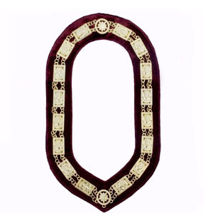Masonic Chain <b>Collar</b> Elegant Durable <b>Metal</b> Adjustable Comfortable Design Ideal for Lodge - Product Image 2
