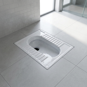 Factory Direct <b>Ceramic</b> Squatting Toilet WC <b>Pan</b> With Cover And Water Tank Indian Manufacturer Export Quality Sanitary Wares - Product Image 1