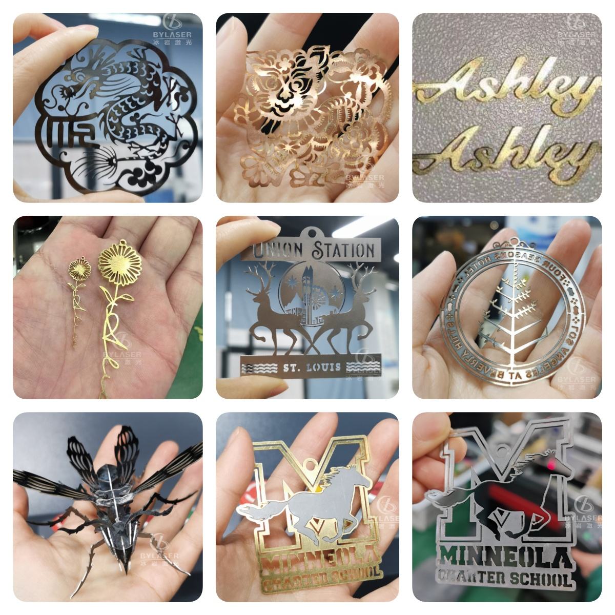 Mesin pemotong Laser perhiasan Mini 2024 3030 digunakan Raycus/Max/IPG  sumber 6060 W-1000W kekuatan CNC pemotongan logam baja tahan karat