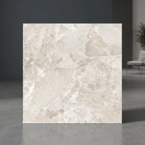 Dinova Brown 600x600mm Glossy Polished Porcelain Tiles Brown Marble Effect Digital Interior Flooring - Product Image 3