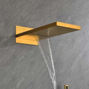 Sistema de ducha de lluvia de cascada montado en la pared Diseño elegante para duchas de baño - Product Image 3