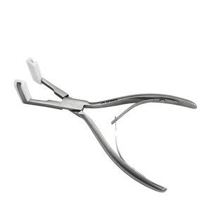 Pinzas para Extensiones de Cabello de Acero Inoxidable con Puntas de Nailon, Herramienta para Extensiones de Cabello con Micro Anillos, Pinza Profesional de Agarre Fuerte para Extensiones de Cabello - Product Image 1